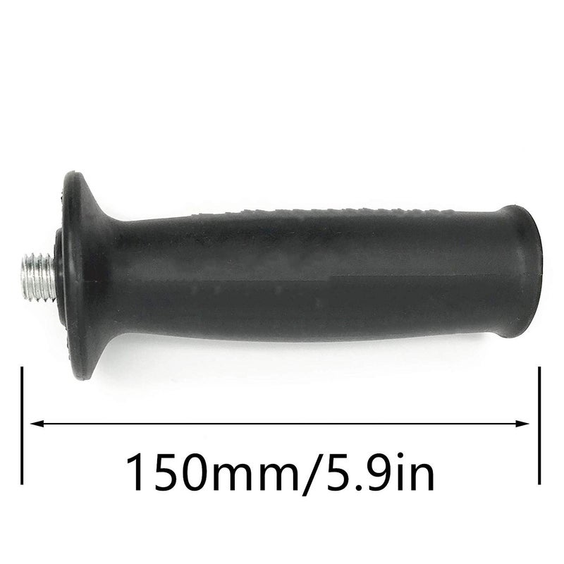 XMHF 12mm Dia Thread Plastic Angle Grinder Sander Handle Tool Black 2Pcs - Image 2